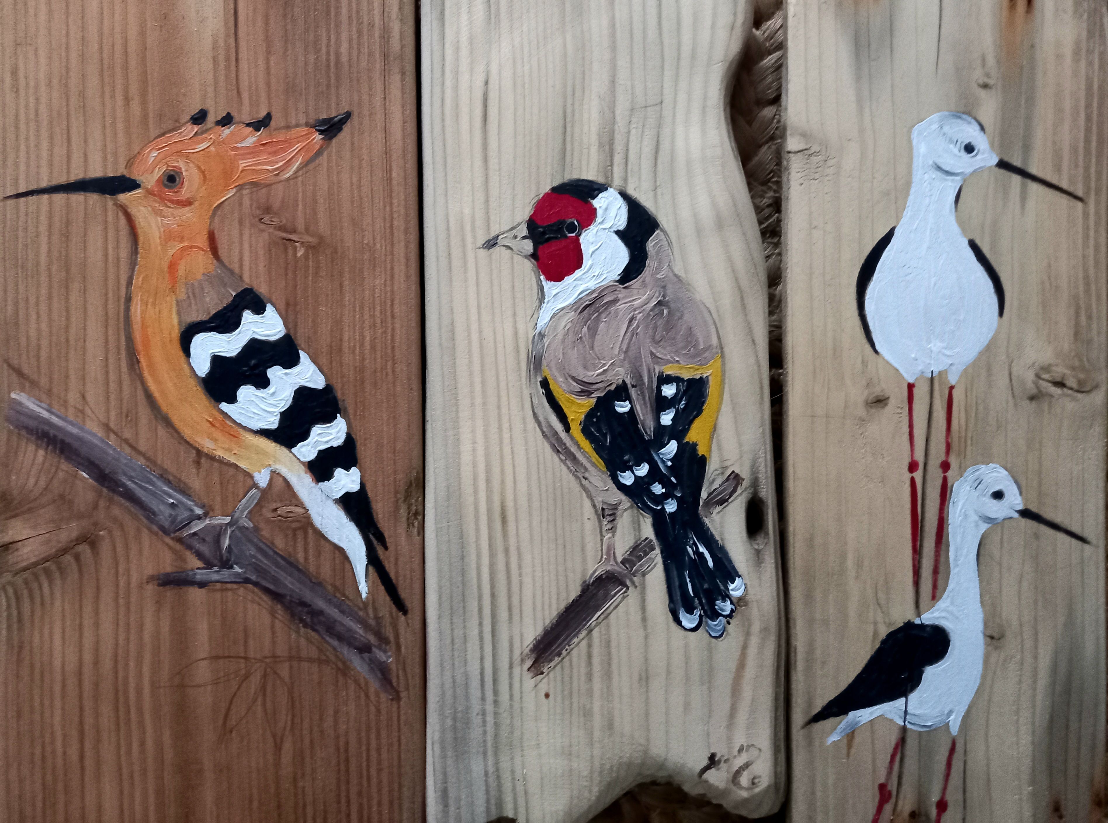 Peinture sur bois flotté