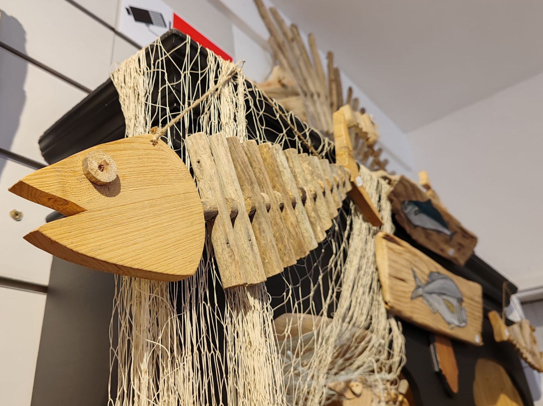 Art mural/Poisson en bois flotté